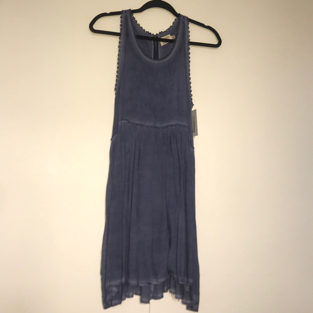 Blue soft dress